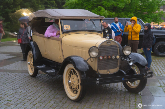 Historic Night of Retro Cars at Museum